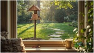 positioning for easy viewing and cleaning positioning for easy viewing and cleaning