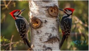 red-breasted and red-naped sapsuckers red-breasted and red-naped sapsuckers