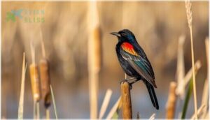 red-winged blackbird distinctive features red-winged blackbird distinctive features