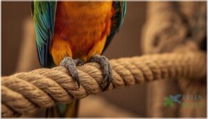 rope perches and foot health rope perches and foot health