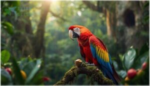scarlet macaw
