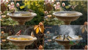seasonal care for safe bird baths seasonal care for safe bird baths