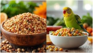 seeds and pellets: balancing the diet seeds and pellets: balancing the diet