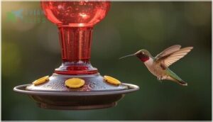 selecting feeders with bee guards and ant moats