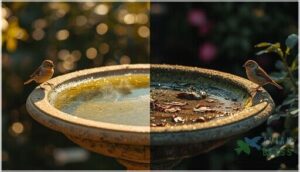 signs your bird bath water needs changing signs your bird bath water needs changing