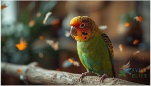 signs your bird is molting