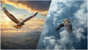 soaring vs diving behaviors
