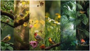 songbird habitats and distribution songbird habitats and distribution