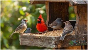 species most attracted to millet