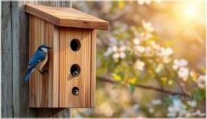 species-specific entrance holes species-specific entrance holes