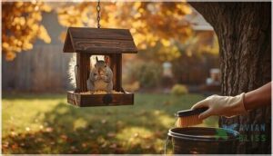 squirrel feeder placement and maintenance squirrel feeder placement and maintenance