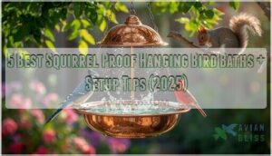 squirrel proof hanging bird bath squirrel proof hanging bird bath