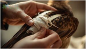 stabilizing and splinting the wing stabilizing and splinting the wing