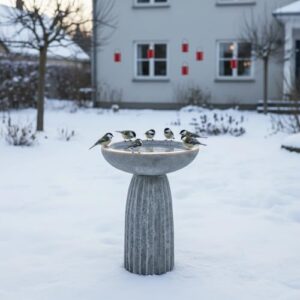 SunJet Modern Bird Bath, 24.4inches B0FM7T3D4H