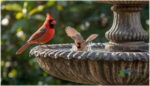 textured rims and perching spots textured rims and perching spots