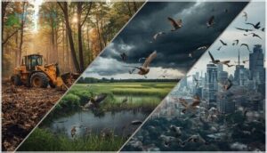 threats facing common bird species