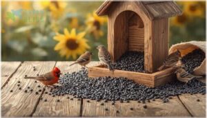 using black oil sunflower seeds using black oil sunflower seeds