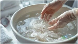 wet cleaning with soap and water wet cleaning with soap and water