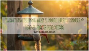 what features make a good bird feeder