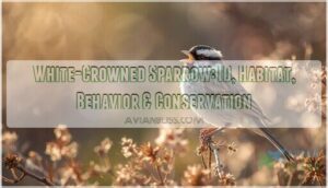 white crowned sparrow white crowned sparrow