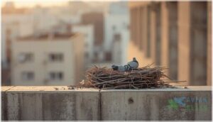 why are pigeon nests so simple why are pigeon nests so simple