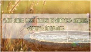 why birds need water in summer