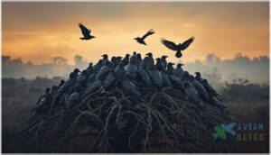 why do crows flock together in groups