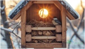 adding internal perches and insulation adding internal perches and insulation