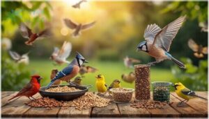 attracting birds with the right food attracting birds with the right food
