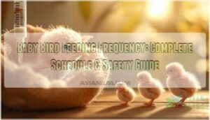baby bird feeding frequency