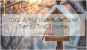 backyard bird feeding during winter backyard bird feeding during winter