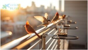 balcony rail and clamp-mounted feeders balcony rail and clamp-mounted feeders