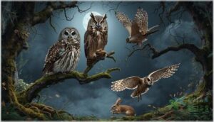 barred, tawny, and golden-masked owls barred, tawny, and golden-masked owls