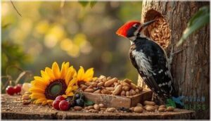 best foods to attract woodpeckers best foods to attract woodpeckers