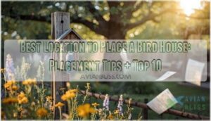 best location to place a bird house