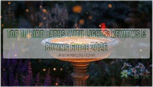 bird bath with lights bird bath with lights