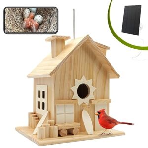 Bird House with Camera Solar B0C9DWDWNX