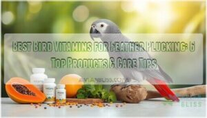 bird vitamins for feather plucking