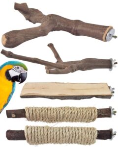 Bissap 5PCS Large Bird Perch B0D78VS95K