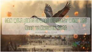 can wild birds spread viruses