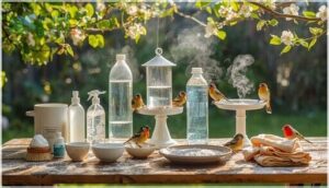 cleaning bird feeders, houses, and baths cleaning bird feeders, houses, and baths