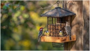 combination seed and suet feeders combination seed and suet feeders