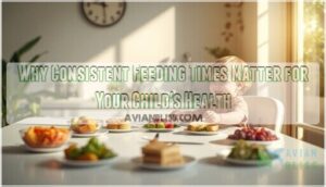 consistent feeding times benefits
