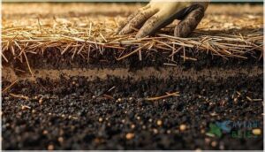 covering seed with soil and mulch covering seed with soil and mulch