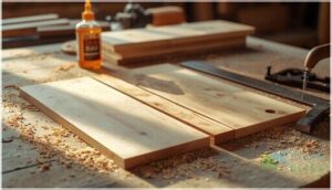 cutting and assembling birdhouse parts cutting and assembling birdhouse parts