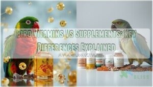 difference between bird vitamins and supplements difference between bird vitamins and supplements