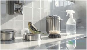 disinfecting feeders, drinkers, and equipment disinfecting feeders, drinkers, and equipment