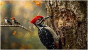 distinctive drumming and calls distinctive drumming and calls