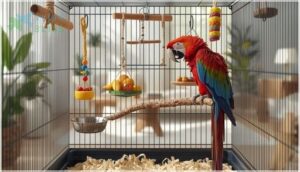 enhancing parrot well-being in large cages enhancing parrot well-being in large cages
