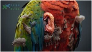 feather loss or dystrophy feather loss or dystrophy